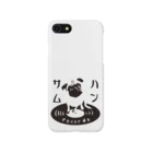 ハンサムレコーズ（湘南レコーズ）のハンサムレコードロゴ（黒） iPhone Smartphone Case