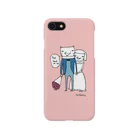 T.O.G design shopのCat Wedding スマホケース