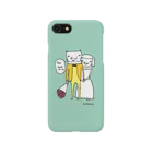 T.O.G design shopのCat Wedding スマホケース