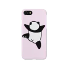 fuuu!のパンダがよじのぼってくる Smartphone Case