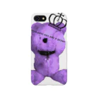 💜Salon de Lucia💜のRoyal Teddy  BLUEBERRY Smartphone Case