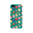 Billiards Days （ビリヤード・デイズ）のキュー探偵「K」スマホケース ブルーグリーン Smartphone Case