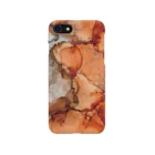 Lizamueのart://brown×gray Smartphone Case