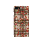 Jimmy BuffaloのJimmy Buffalo - Strawberry Fields チョコレートチェック Smartphone Case