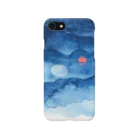 Sesujiの海の月とブイ。水彩 Smartphone Case