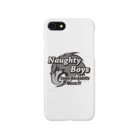 Naughty Boys official storeのNaughty Boys モノクロキャラ Smartphone Case