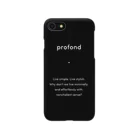 profond のsmartphone case スマホケース