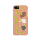 123izmのウサギとミモザ Smartphone Case