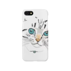 record mizukoshiのcat face Smartphone Case