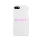 りんごあめの子のsampleデザイン(ピンク) Smartphone Case