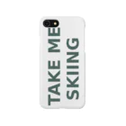 prinaのTAKE ME SKIING green スマホケース