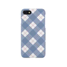 BAKELYのBL×RD PLAID スマホケース