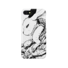 吟遊雑貨のうさぎの幻獣のペン画 Smartphone Case