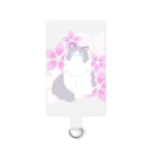 Kotetsu diary(SUZURI店)のラグドール×桜 Smartphone Strap