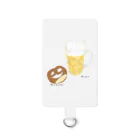 Handgestrickt Ju shopのBrezel und Bier ／ブレッツェル＆ビール スマホストラップ