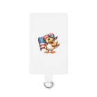 lblのアメリカンなアヒル君 Smartphone Strap