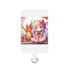 ピクセルパレットのドラゴンと可愛い女の子2 Smartphone Strap