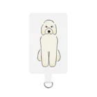 ゆいたっく／犬イラストのおすわりのゴールデンドゥードル Smartphone Strap