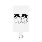 とつこまのお店屋さんの虚無猫の双子（線画） Smartphone Strap