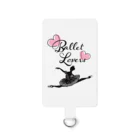 Saori_k_cutpaper_artのBallet Lovers Ballerina Smartphone Strap