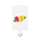 Lily bird（リリーバード）のハイビスカスのグッズ Smartphone Strap