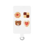 hamonihamoniのビーズ刺繍　くまちゃん&クッキー Smartphone Strap