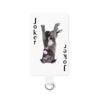 しまのなかまfromIRIOMOTEの西表島しまのなかまトランプ繪・試作（ジョーカー・うちの犬・上下逆仕様） Smartphone Strap