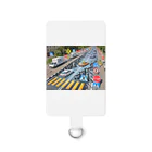 happiness_shopの事故のない未来へ Smartphone Strap