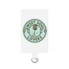 soul_mateのSweet Soul Lovers★クラシックマイク（ミントグリーン×チョコブラウン） Smartphone Strap