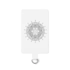 スピりある【ステッカー、スマホケース、キーホルダー】の携帯をお守りに【魔除け曼荼羅】 Smartphone Strap