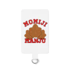 ヘンテコデザイン専門店　SYUNLABOのMOMIJI MANJU Smartphone Strap