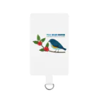 Teal Blue CoffeeのTeal Blue Bird Smartphone Strap