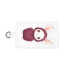 Vasetti_pressの赤パーカーを着ているうさぎちゃん Smartphone Strap