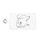 ボストンテリアのぷーのボストンテリアのぷー Smartphone Strap