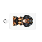 COCO SHOPの長毛ダックスフンド（ちんちんポーズ） Smartphone Strap