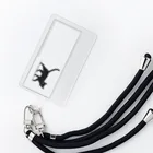 ハナイとトンの猫が目の前を横切った（黒猫） Smartphone Strap