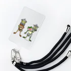 もむのふの爬虫類グッズやさんの龍燈鬼・天燈鬼コンビプリント Smartphone Strap