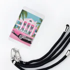 HOSHI-TANEKO🌠のべっぴん✨ピンクのオープンカー🌺グッズ Smartphone Strap