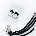 とつこまのお店屋さんの虚無猫の双子（線画） Smartphone Strap