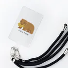 プラントスマイルの木彫りの熊　（甘党） Smartphone Strap