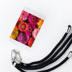 オンラインショップイエローリーフの色鮮やかな綺麗な花 スマホストラップ