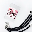 EIKATSU（和風テイスト）の炎を纏うshadow horse No5 Smartphone Strap