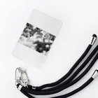 akane_art（茜音工房）のモノクロフラワー（キク） Smartphone Strap