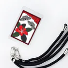 くいなの母の沖縄花札「あかばなーにおおごまだら」 Smartphone Strap