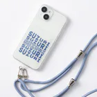 あるてごのギンガムチェック フラワーバタフライガーデン Smartphone Strap