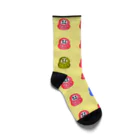 くろすけのだるまはんこ Socks