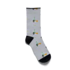 PERIDOTの香箱座りねこ（ブルーグレー） Socks