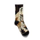 kotpopのOwl and knowledge Socks