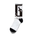 飛び出せ！ ささみショップのBlack & GAL Socks