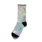 　Ma cocotte （まここっと）のクリームソーダファンタジー Socks